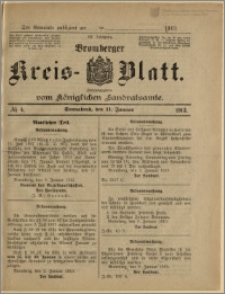 Bromberger Kreis-Blatt, 1913, nr 4
