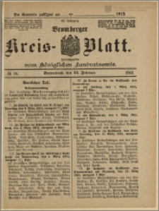 Bromberger Kreis-Blatt, 1913, nr 16