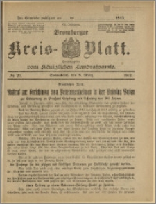 Bromberger Kreis-Blatt, 1913, nr 20