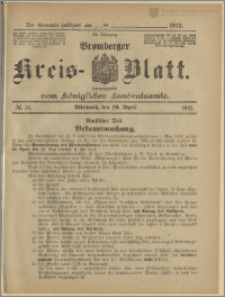 Bromberger Kreis-Blatt, 1913, nr 31