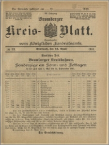 Bromberger Kreis-Blatt, 1913, nr 33