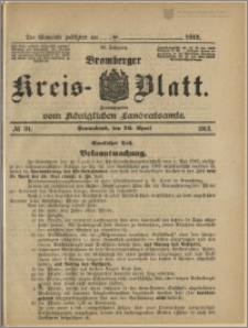 Bromberger Kreis-Blatt, 1913, nr 34