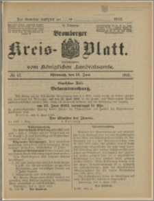 Bromberger Kreis-Blatt, 1913, nr 47