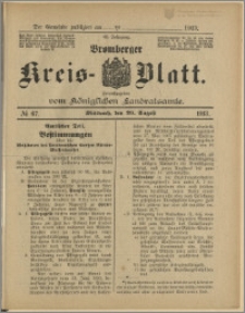 Bromberger Kreis-Blatt, 1913, nr 67
