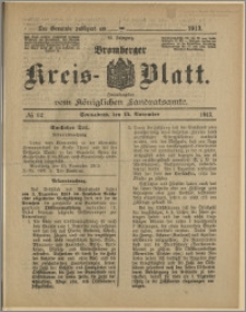 Bromberger Kreis-Blatt, 1913, nr 92