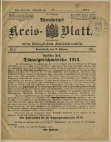 Bromberger Kreis-Blatt, 1914, nr 1