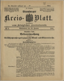 Bromberger Kreis-Blatt, 1914, nr 3