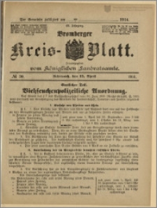 Bromberger Kreis-Blatt, 1914, nr 30