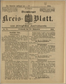 Bromberger Kreis-Blatt, 1914, nr 78