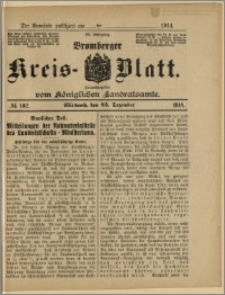 Bromberger Kreis-Blatt, 1914, nr 102