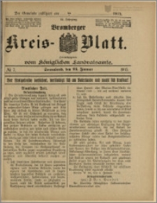Bromberger Kreis-Blatt, 1915, nr 7