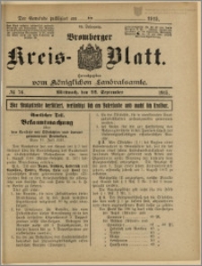Bromberger Kreis-Blatt, 1915, nr 76