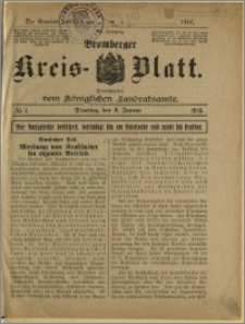 Bromberger Kreis-Blatt, 1916, nr 1