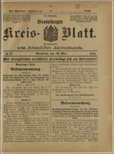 Bromberger Kreis-Blatt, 1916, nr 37