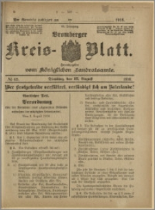 Bromberger Kreis-Blatt, 1916, nr 65