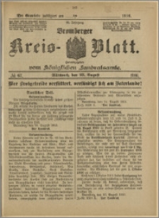 Bromberger Kreis-Blatt, 1916, nr 67