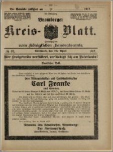 Bromberger Kreis-Blatt, 1917, nr 33