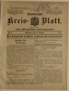 Bromberger Kreis-Blatt, 1918, nr 1