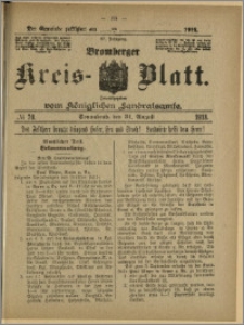 Bromberger Kreis-Blatt, 1918, nr 70