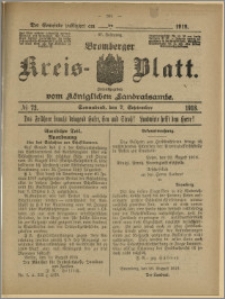 Bromberger Kreis-Blatt, 1918, nr 72