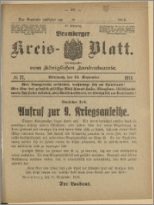 Bromberger Kreis-Blatt, 1918, nr 77