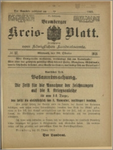 Bromberger Kreis-Blatt, 1918, nr 87
