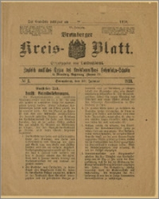Bromberger Kreis-Blatt, 1920, nr 3