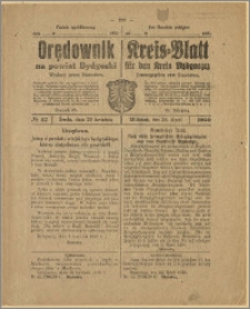 Orędownik na Powiat Bydgoski, 1920, nr 37