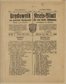 Orędownik na Powiat Bydgoski, 1920, nr 39