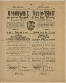 Orędownik na Powiat Bydgoski, 1920, nr 41
