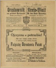 Orędownik na Powiat Bydgoski, 1920, nr 56