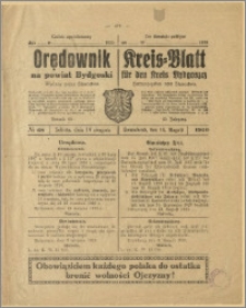 Orędownik na Powiat Bydgoski, 1920, nr 68