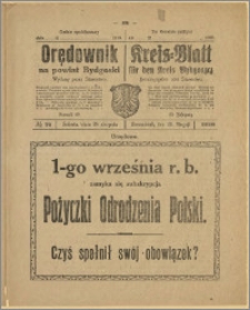 Orędownik na Powiat Bydgoski, 1920, nr 72