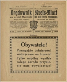 Orędownik na Powiat Bydgoski, 1920, nr 75