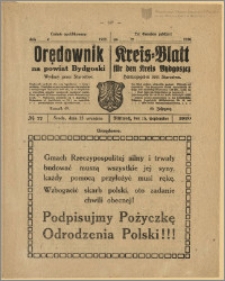 Orędownik na Powiat Bydgoski, 1920, nr 77