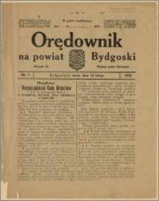 Orędownik na Powiat Bydgoski, 1921, nr 7
