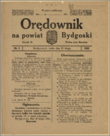 Orędownik na Powiat Bydgoski, 1921, nr 8