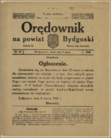 Orędownik na Powiat Bydgoski, 1921, nr 10