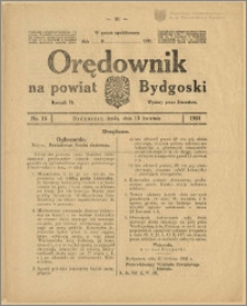 Orędownik na Powiat Bydgoski, 1921, nr 15