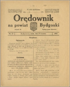 Orędownik na Powiat Bydgoski, 1921, nr 17