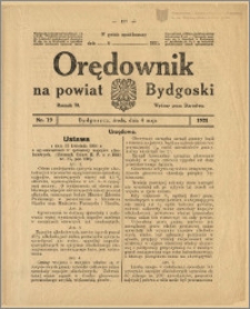 Orędownik na Powiat Bydgoski, 1921, nr 19