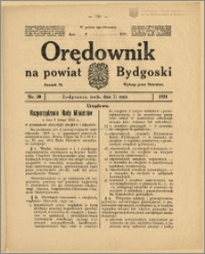 Orędownik na Powiat Bydgoski, 1921, nr 20