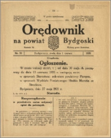Orędownik na Powiat Bydgoski, 1921, nr 23
