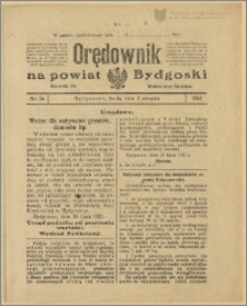 Orędownik na Powiat Bydgoski, 1921, nr 34