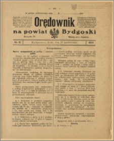 Orędownik na Powiat Bydgoski, 1921, nr 45