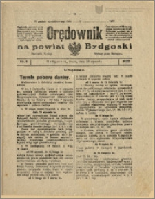 Orędownik na Powiat Bydgoski, 1922, nr 4