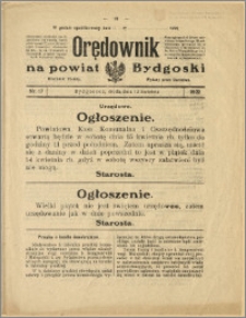 Orędownik na Powiat Bydgoski, 1922, nr 17
