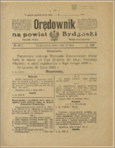 Orędownik na Powiat Bydgoski, 1922, nr 30