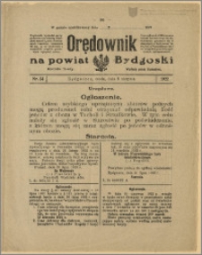 Orędownik na Powiat Bydgoski, 1922, nr 34