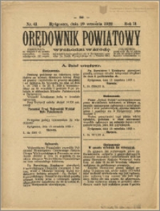 Orędownik na Powiat Bydgoski, 1922, nr 41